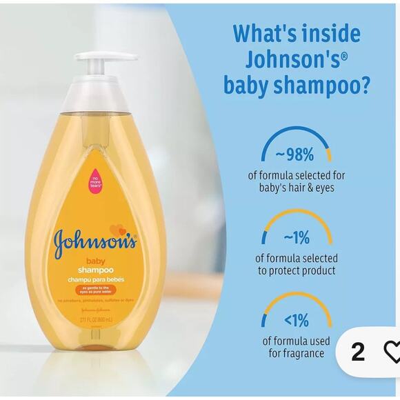 Johnson's Baby No More Tears Shampoo, Original Formula 20.3 fl oz *NEW* - Picture 1 of 5